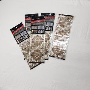 Backsplash Bundle Lot Foil Tile Wall Stickers Bundle Cooking Concepts Five Pkgs